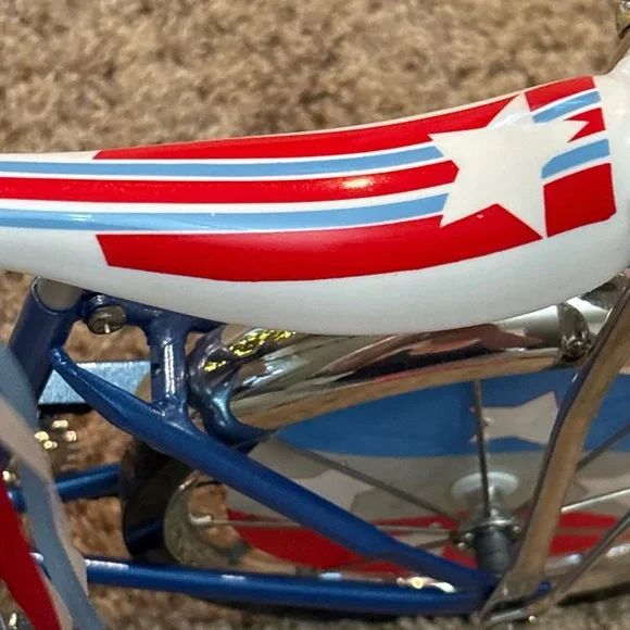 American Girl Blue and Red Doll Bicycle - Picture 6 of 14